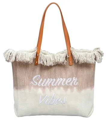 Produktbild von Carla Strandtasche für Damen Margin weiß-rosa One size