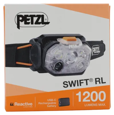 Immagine prodotto di Petzl E095BC00 Headlamp SWIFT® RL black/orange
