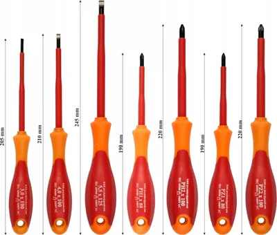 Produktbild von Satz isolierter VDE-Schraubendreher K&K für 1000V