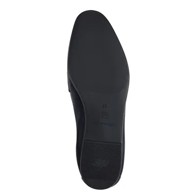 Produktbild von Tamaris Damen Slipper Leder Penny Loafer klassisch elegant 1-24210-42, Größe:37 EU, Farbe:Blau