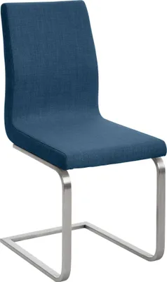 Produktbild von Esszimmerstuhl NERAM - Stoff Blau 40x50x90 cm | Essstühle Esszimmerstühle Küchenstühle Wohnzimmerstühle