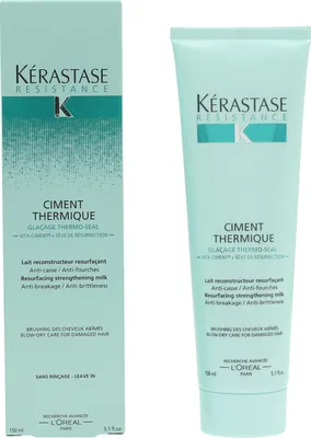 Obrázok produktu pre Anti Breakage Blow Care Milk For Damaged Hair/ Leave in Kerastase Resist. Ciment Therm. Resurfacing Milk