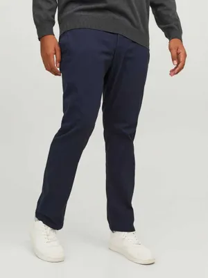 Image de Jack & Jones Marco Dave Lc Pantalon chino grande taille bleu 46 / 32 Homme bleu 46