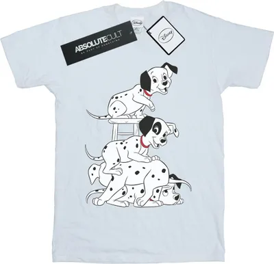Produktbild von 101 Dalmatians - T-Shirt für Damen BI1702 (M) (Weiß)