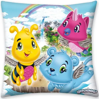 Image de Hatchimals dekoratives Kissen 40 x 40 cm