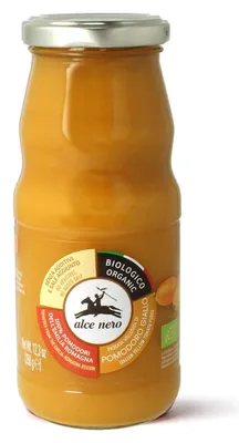 SOS POMIDOROWY PASSATA (Z POMIDORÓW ŻÓŁTYCH) BIO 350 g - ALCE NERO