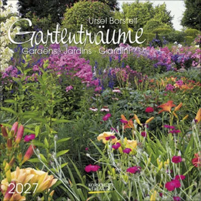 Produktbild von Korsch Gartenträume Kalender 2027 – Bildkalender mit viel Platz für Notizen, mehrsprachig