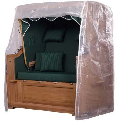 Produktbild von Strandkorb Schutzhülle - bene living - Basic PVC 2,5 Sitzer Größe XL transparent