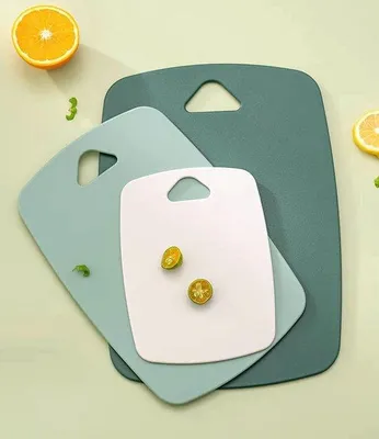 Image de Lot de 3 planches à découper en plastique vert