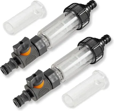 Produktbild von Famanu Wasserfilter Set mit 2 Filtern und Adaptern - für Camping und Hochdruckreiniger