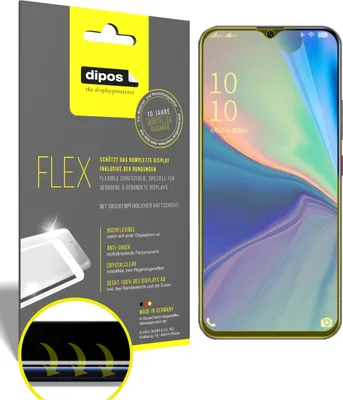 Produktbild von 3x Schutzfolie für Coolpad COOL10 Folie, 100% Displayabdeckung, dipos Flex
