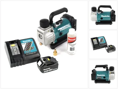 Produktbild von Makita DVP 180 RM1 18V Akku Vakuumpumpe + 1x BL 1840 B 4,0 Ah Akku + DC 18 RC Ladegerät