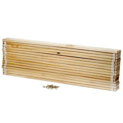 Produktbild von Rolllattenrost aus Kiefer massiv, Lattenrost mit 15 Latten aus Massivholz Kiefer für Einzelbett 80x200 cm