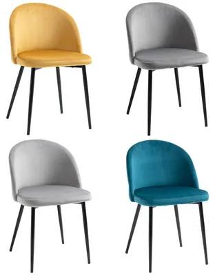 Produktbild von Skandinavischer Esstischstuhl - Stuhl - Schalenstuhl - Bistrostuhl - Designstuhl - Polsterung