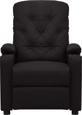 Produktbild von vidaXL Relaxsessel Schwarz Kunstleder