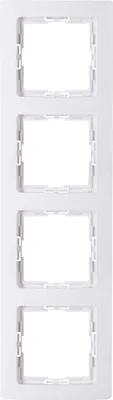 Produktbild von KOPP HK05 Rahmen 3087.0200.0 4fach arktis-weiss