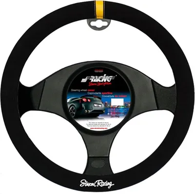 Produktbild von Simoni Racing CVT/27 Lenkradbezug Ø37-39cm Schwarz Lenkradhülle