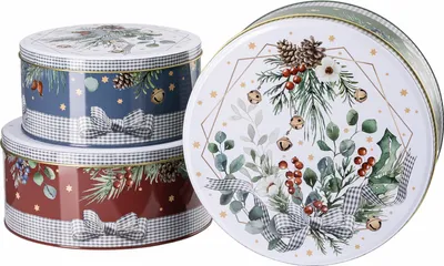 Produktbild von Hutschenreuther Sammelserie 2024 Set 3 Plätzchendosen Süßer die Glocken...  02426-727212-05583
