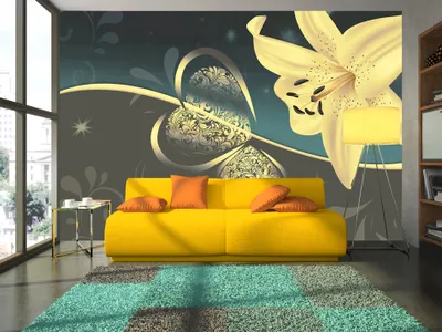 Produktbild von Vlies Fototapete 400x280 cm Tapeten Wandtapete XXL Blumen 10110906-3