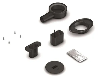Image de Vidage wedi Fundo écoulement linéaire Mini Max horizontal DN40