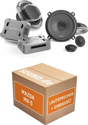 Produktbild von Lautsprecher Boxen Einbaupaket vorne Hertz CK 130 passend für Mazda MX-5 Typ NA | 2x Tief-Mitteltöner 2x Hochtöner