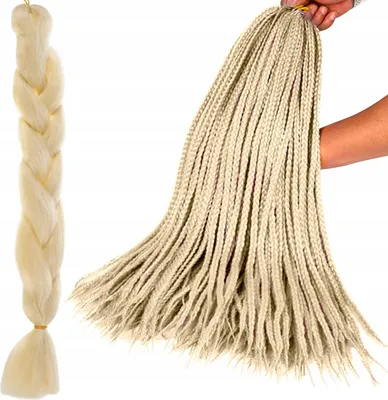 Obrázek produktu pro Soulima 23556 Vlasy Kanelové syntetické Copánky blond