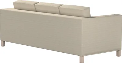 Produktbild von Dekoria Bezug für Karlanda 3-Sitzer Sofa nicht ausklappbar, kurz, beige, Bezug für Karlanda 3-Sitzer, kurz