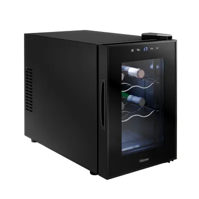 Produktbild von Tristar WR-7506, Thermoelektrische Weinkühler, Freistehend, 8 Flasche(n), E, Innenbeleuchtung, Schwarz