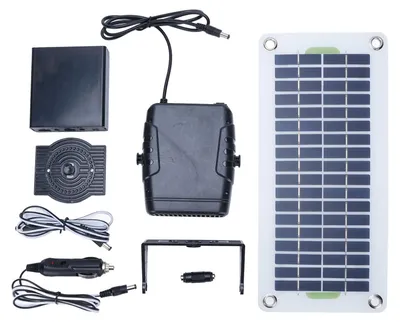 Productafbeelding van Zonnepaneelverwarming, 30 W, monokristallijn silicium, draagbare verwarming voor buitengebruik