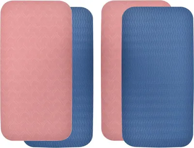 Produktbild von 2 Stücke Kniekissen Yoga, Fitness Yoga Knieschützer Rutschfest Yogamatten TPE Knieschoner Matte Verschleißfesteschützt die Knie, Hände, Handgelenke