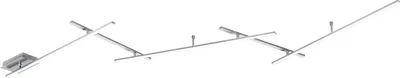 Immagine prodotto di Plafoniera a LED - nichel opaco - metallo - L 245 cm - dimmerabile