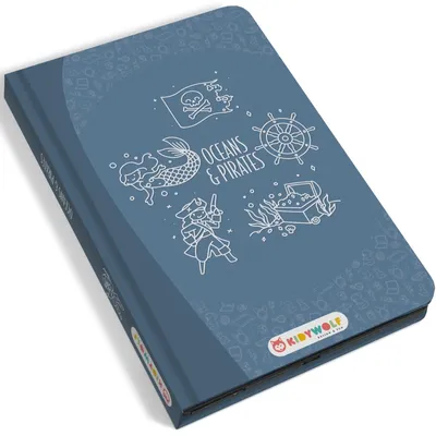 Produktbild von LCD Zeichentablett Kidydraw Mini Tiny - Blau | by Kidywolf