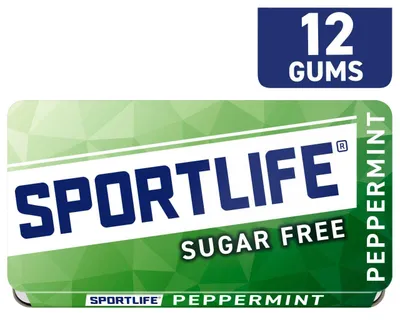 Obrázok produktu pre Sportlife Chicle Peppermint, 48 ks x 18 g - Príchuť: mätová, dlhotrvajúca sviežosť