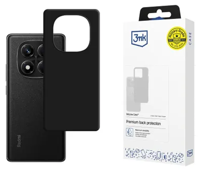 Image de 3mk Housse de protection en silicone Case Cover pour Redmi Note 14 Pro 5G noir Backcover