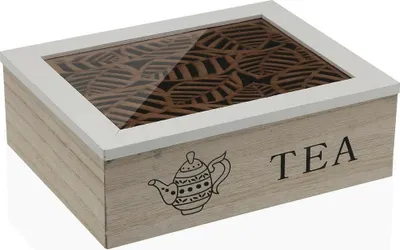 Image de Boîte à infusion versa panneaux en bois mdf 23 x 7,5 x 17,5 cm