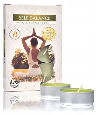 Obrázok produktu pre Aura Self Balance Tealighty Vonné Sviečky 6ks