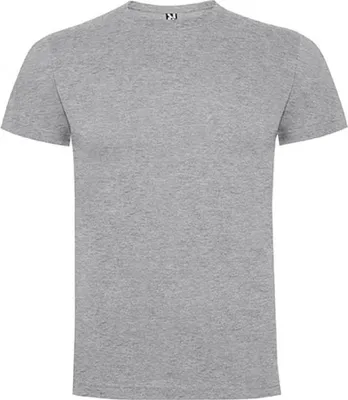 Produktbild von Roly CA6502 | Herren Dogo Premium T-Shirt, Single-Jersey - Farbe: Heather Grey 58 - Größe: 3XL