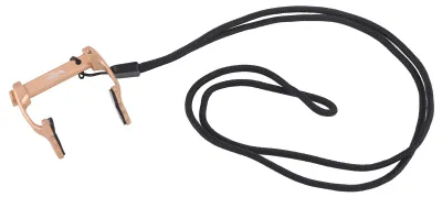 Produktbild von Freitauch-Nasenclip-Schwimmstopfen mit Anti-Verlust-Gurt für Tauchanfänger-TrainingGold