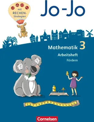 Produktbild von Jo-Jo Mathematik - Allgemeine Ausgabe 2018 - 3. Schuljahr - Arbeitsheft Fördern