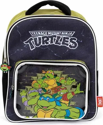 Produktbild von Tortugas Ninja Rucksack 30x24.5x11 Cm Schwarz Kinder Schwarz One Size