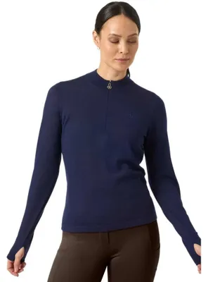 Obrázek produktu pro Ps Of Sweden Erin Equimerino Base Layer Dámské tričko s dlouhým rukávem, modré, velikost L