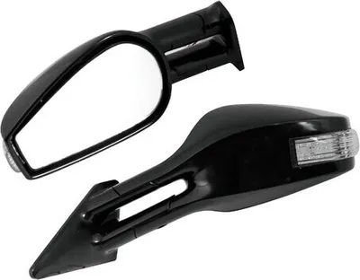 Immagine prodotto di Race-6 Led, coppia di specchietti retrovisori esterni - Nero