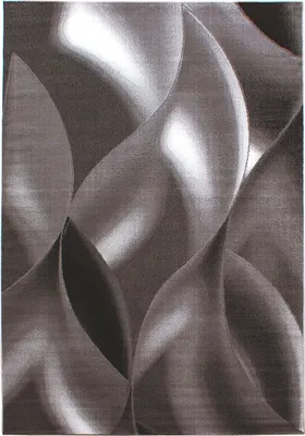 A close-up, abstract view of a rug with a modern design.