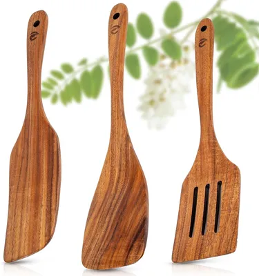 Produktbild von Spatel-Set, 3 Stück - Edelstahl - Spülmaschinenfest - BPA-frei - Hitzebeständig