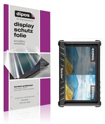 Produktbild von 4x Schutzfolie für Desview P5 II 5.5 Zoll klar Displayschutzfolie Folie Display Schutz dipos