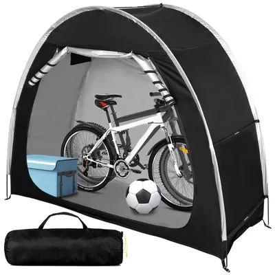 Immagine prodotto di Tenda per biciclette - Copertura per biciclette da esterno - Impermeabile 210D Oxford - Per 2 biciclette - Per il campeggio - 200×165×80 cm