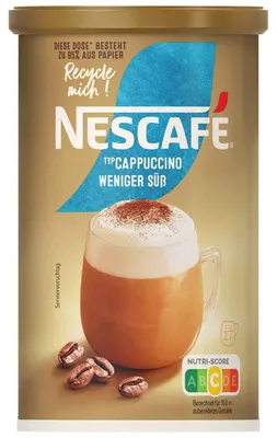 Produktbild von Nescafé Typ Cappuccino weniger süß 220g