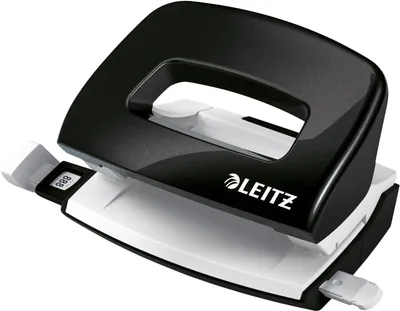 Produktbild von Mini Locher NeXXt Wow Kunststoff 10 Blatt schwarz Packung mit 30 Stück