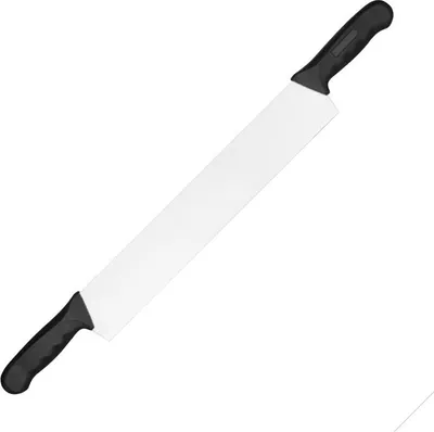 Produktbild von Edelstahl Käseschneider mit 38 cm Klinge, 26 mm Breite und 630 mm Höhe, extrem scharf