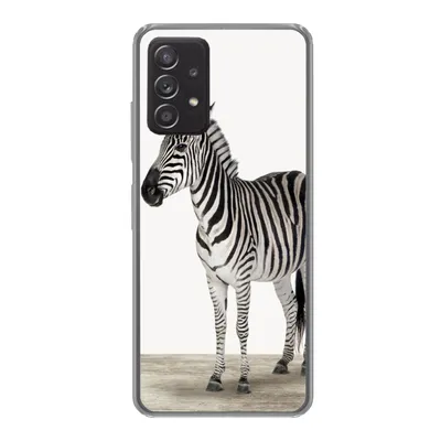 Produktbild von MuchoWow® Handyhülle Schutzhülle Hülle für Samsung galaxy a73 Zebra - Mädchen - Tiere - Kinder - Jungen Silikon Softcase Handy Hülle - Handyhülle
